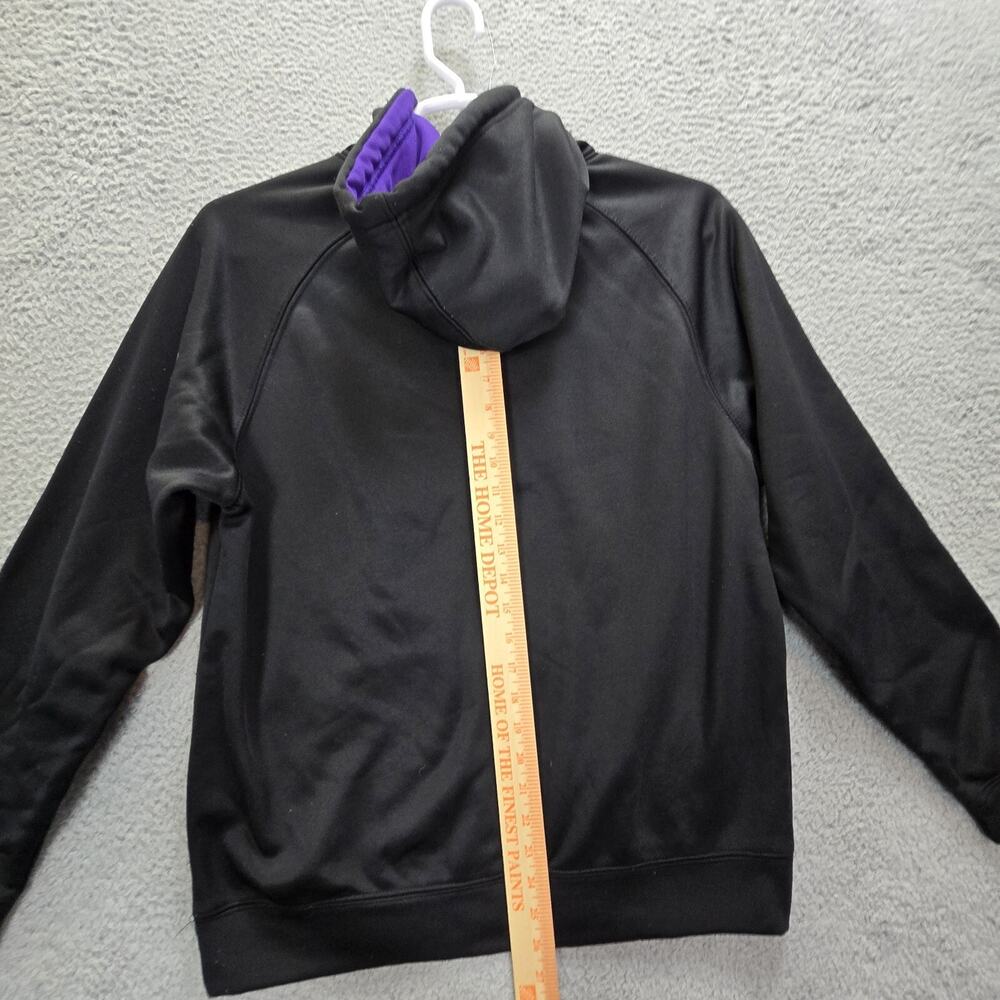 Washington Huskies Pullover Hoodie Mens Medium Black Colosseum Fleece Sweatshirt - Picture 11 of 14